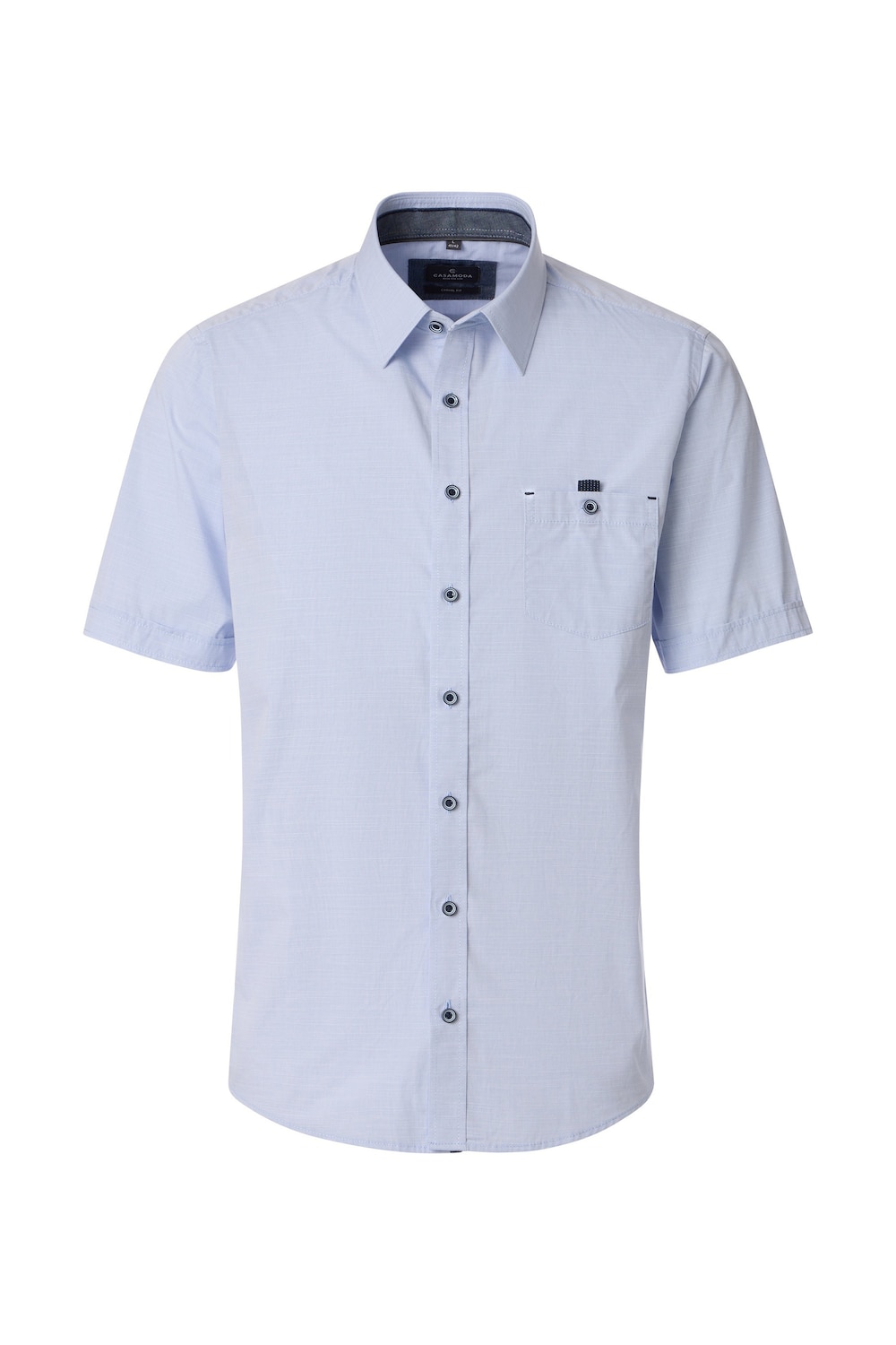 Freizeithemd Kurzarm uni Casual Fit