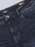 Herren Jeans regular , Saphirblau