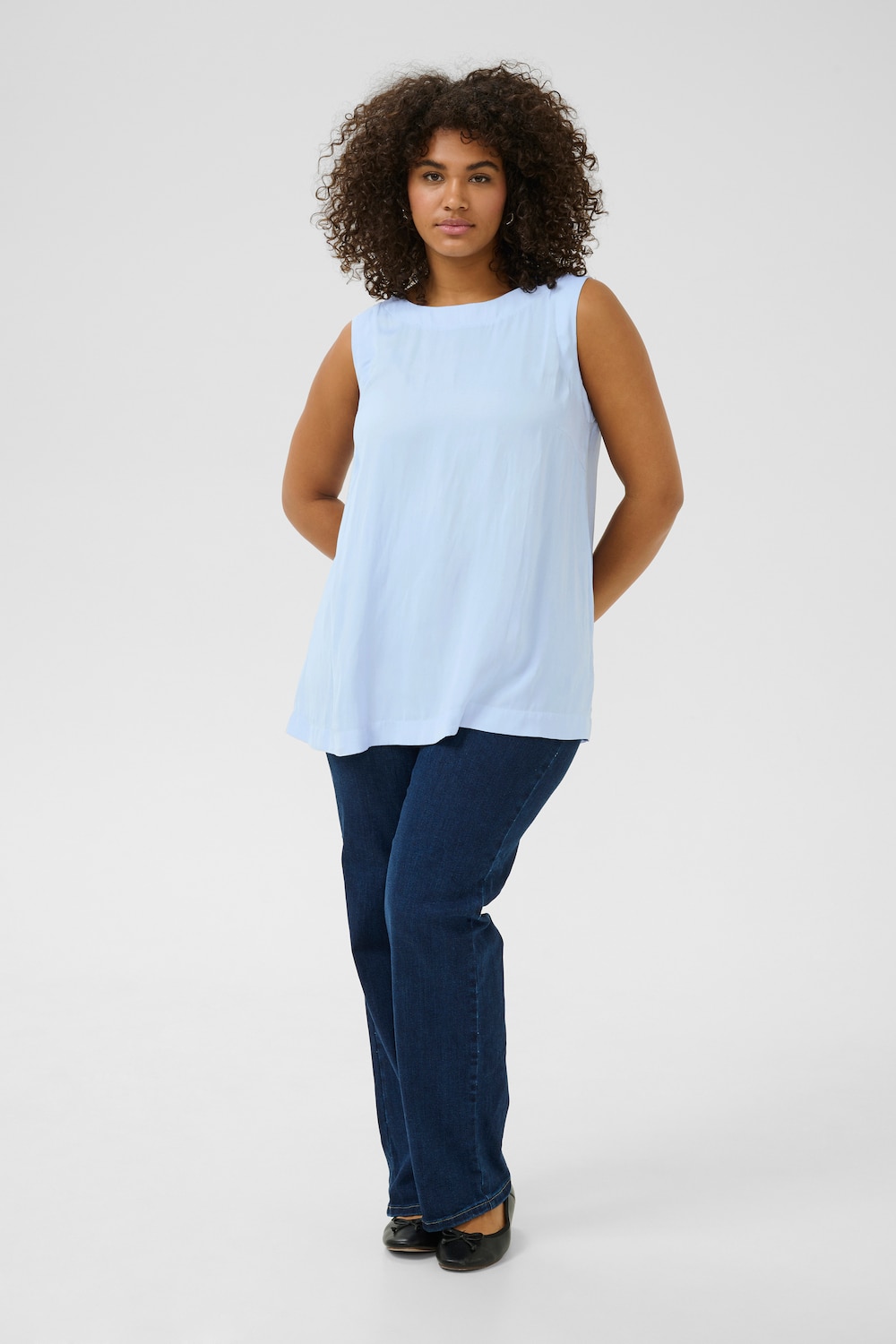 Ärmellose Bluse Regular fit