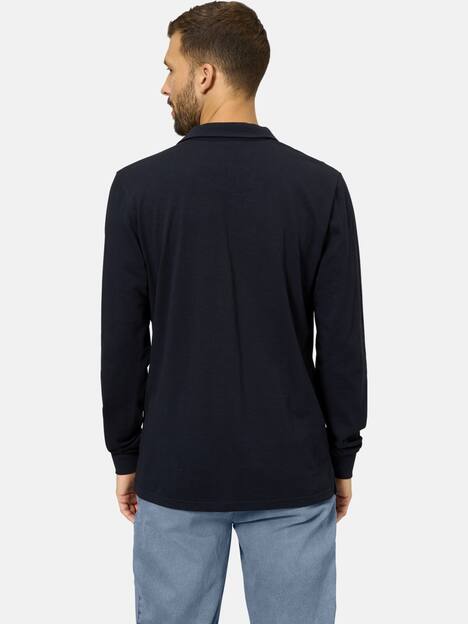 Langarm-Poloshirt FIOREZONTO