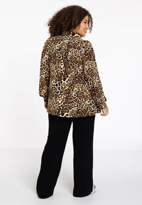 Bluse mit Tierdruck