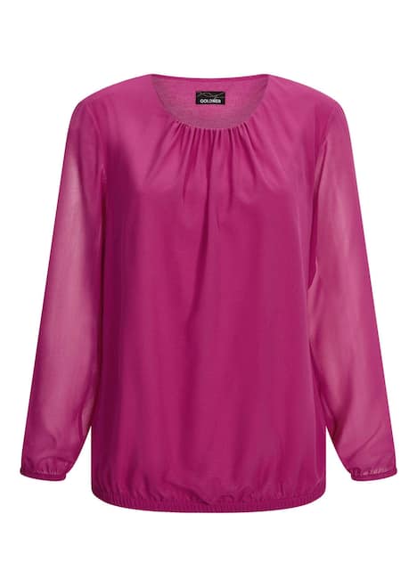 GOLDNER Blouse Elegante blouse van chiffon