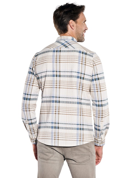 Herren Karohemd , Beige
