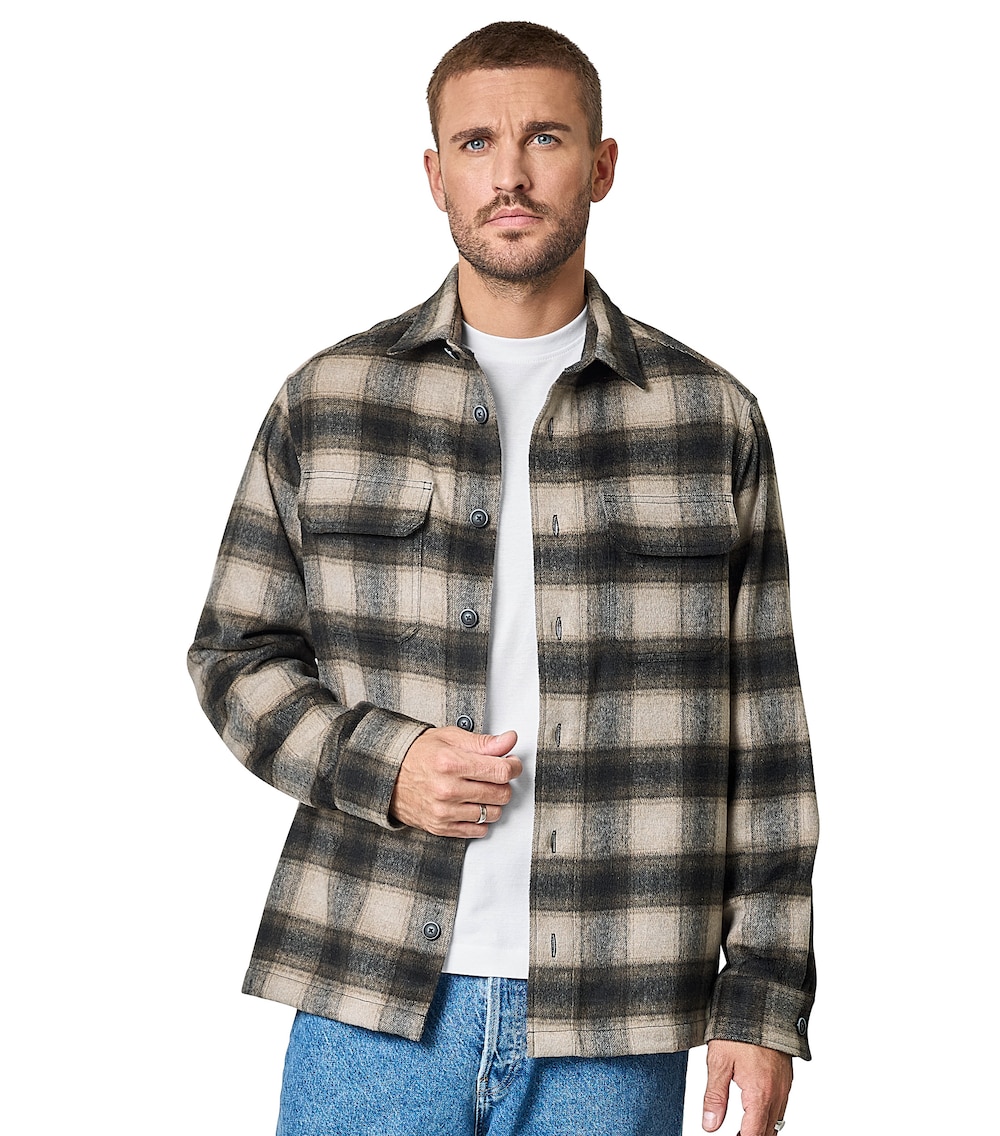 Hemdjacke uni Basic Outerwear