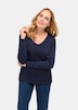 GOLDNER Pullover met V-hals Tricot pullover