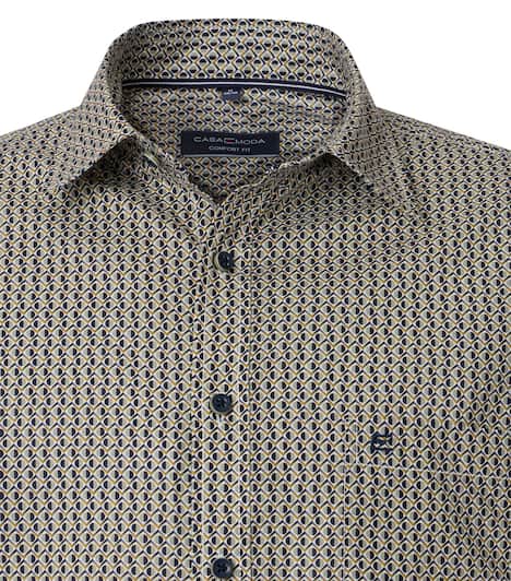 Freizeithemd Print Comfort Fit