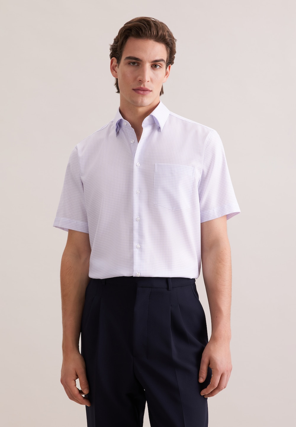 Herren Business Hemd - Karo