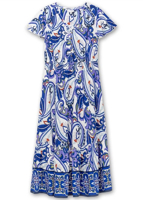 Druckkleid Kurzarm Sonstiges Muster