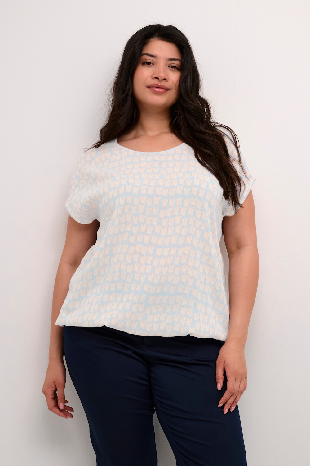 Kurzarm-Bluse Loose fit