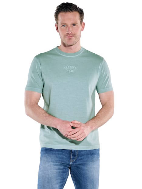 engbers Herren Rundhals T-Shirt , Mittelblau