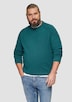 Crew-Neck-Pullover mit Farbeffekt
