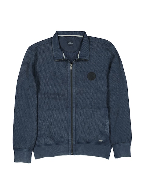 engbers Herren Sweatjacke mit Zipper , Saphirblau