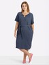 Kleid Kurzarm Ohne Kragen