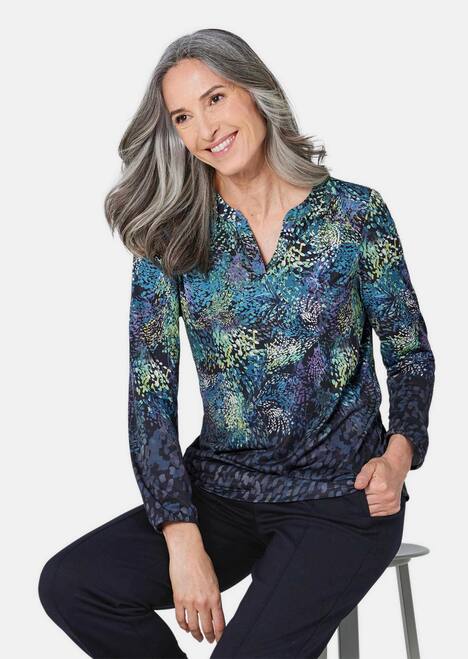 GOLDNER Tuniekblouse Tuniekblouse met print