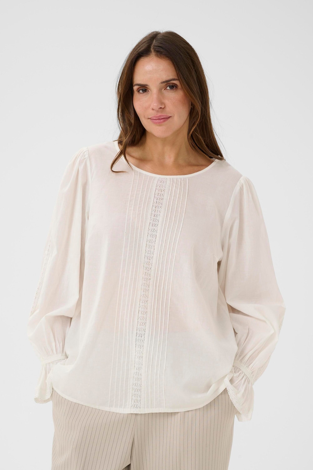 Langarm-Bluse Regular fit