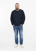 Gerippter Flammgarn-Pullover im Modern Fit