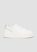 Sneaker mit Plateau-Sohle und Leo-Detail