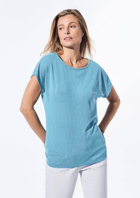 Shirt in Leinenoptik
