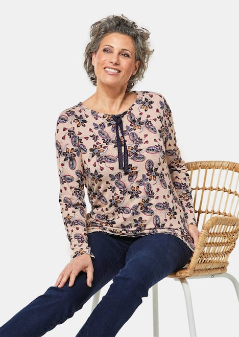 GOLDNER Gedessineerd shirt Gedessineerd shirt