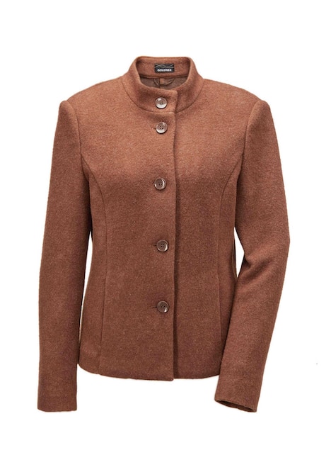 GOLDNER Blazer Blazer met geraffineerd ontworpen kraag