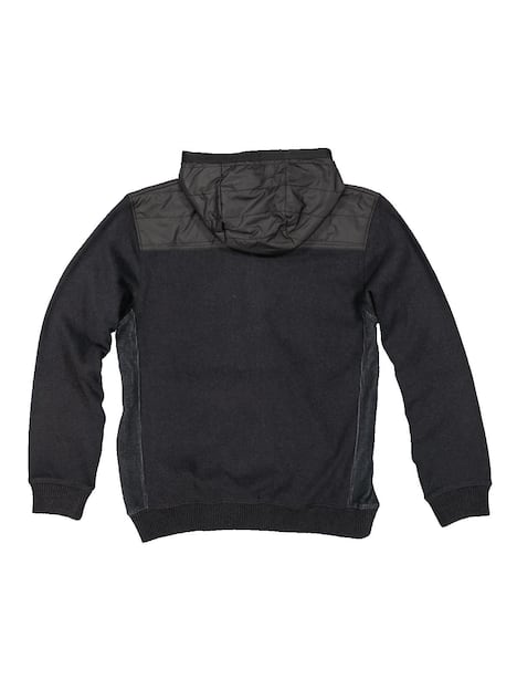 engbers Herren Sweatjacke mit Kapuze , Schwarz