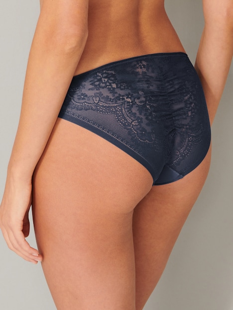 Schiesser Damen Slip Invisible Lace - nachtblau