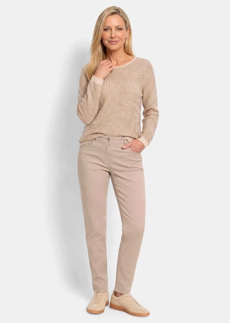 Katoenen stretch mom jeans SARA