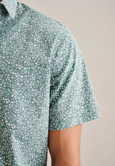 Herren Business Hemd - Floral