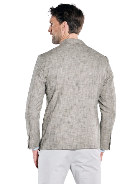 engbers Herren Freizeit-Sakko strukturiert , Hellbraun