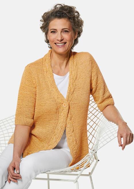 GOLDNER Tricot jasje Tricot jasje van lintjesgaren, met mooie details