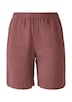 Shorts aus Leinen-Viskose-Mix