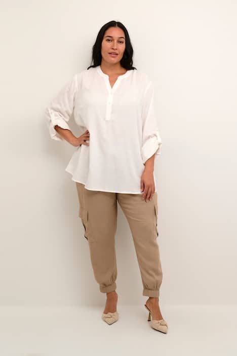 Langarm-Bluse Regular fit