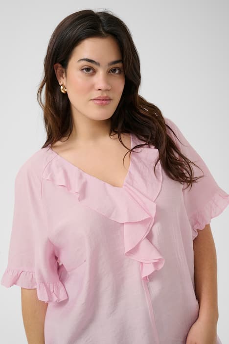 Kurzarm-Bluse Regular fit