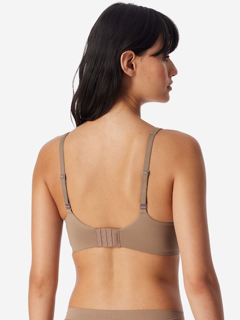 Schiesser Damen Bügelloser BH Unique Micro nougat