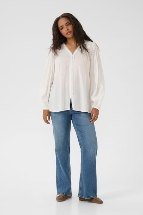 Langarm-Bluse A-shape