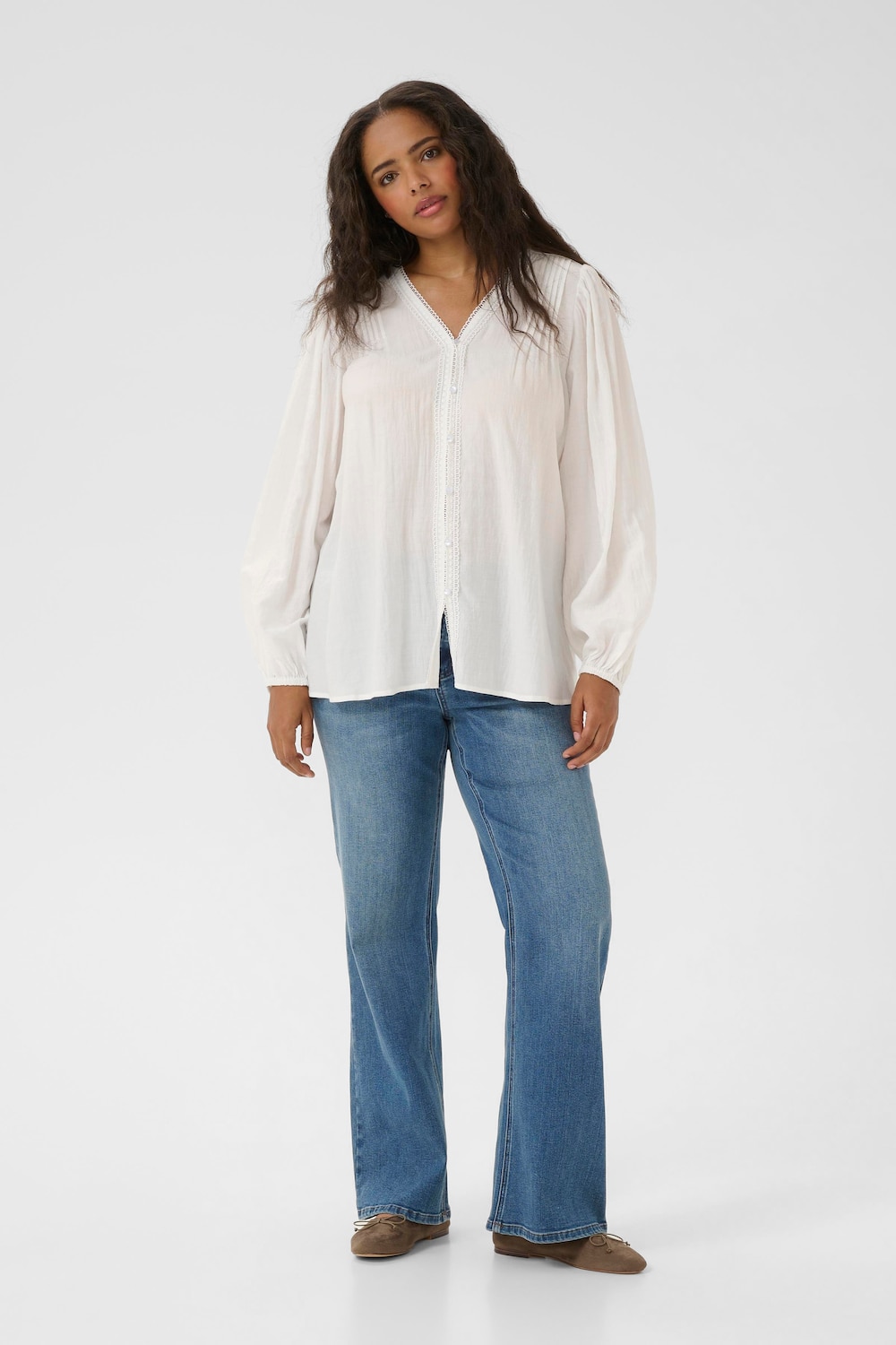 Langarm-Bluse A-shape