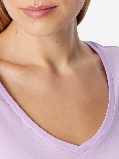 Schiesser Damen Schlafanzug Modern Nightwear orchid