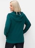 Kapuzensweatjacke Langarm Uni Mit Kapuze