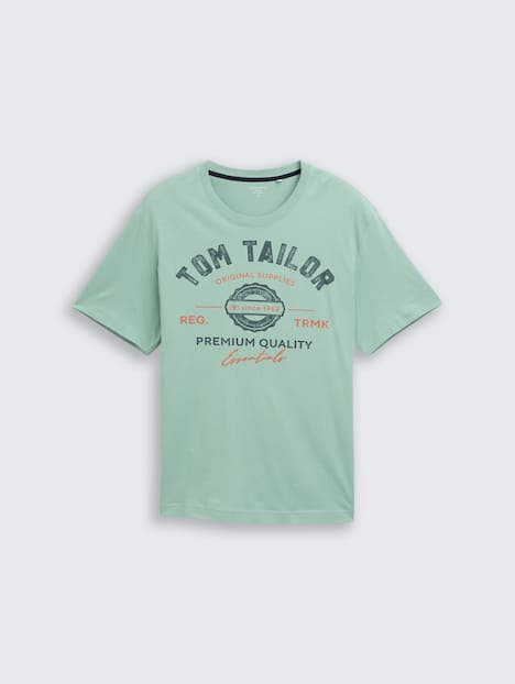 T-Shirt mit Logo Print