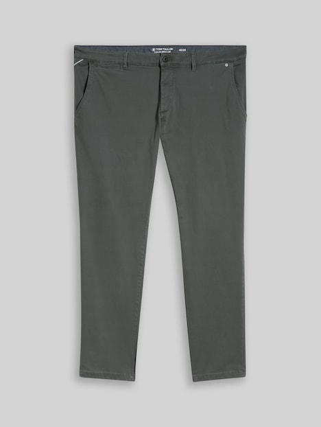Regular Fit Chino Hose im Washed-Look