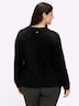 Langarm-Pullover Langarm-Pullover mit Flauschgarn Langarm