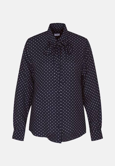 Damen Ausgestellte Bluse - Druck