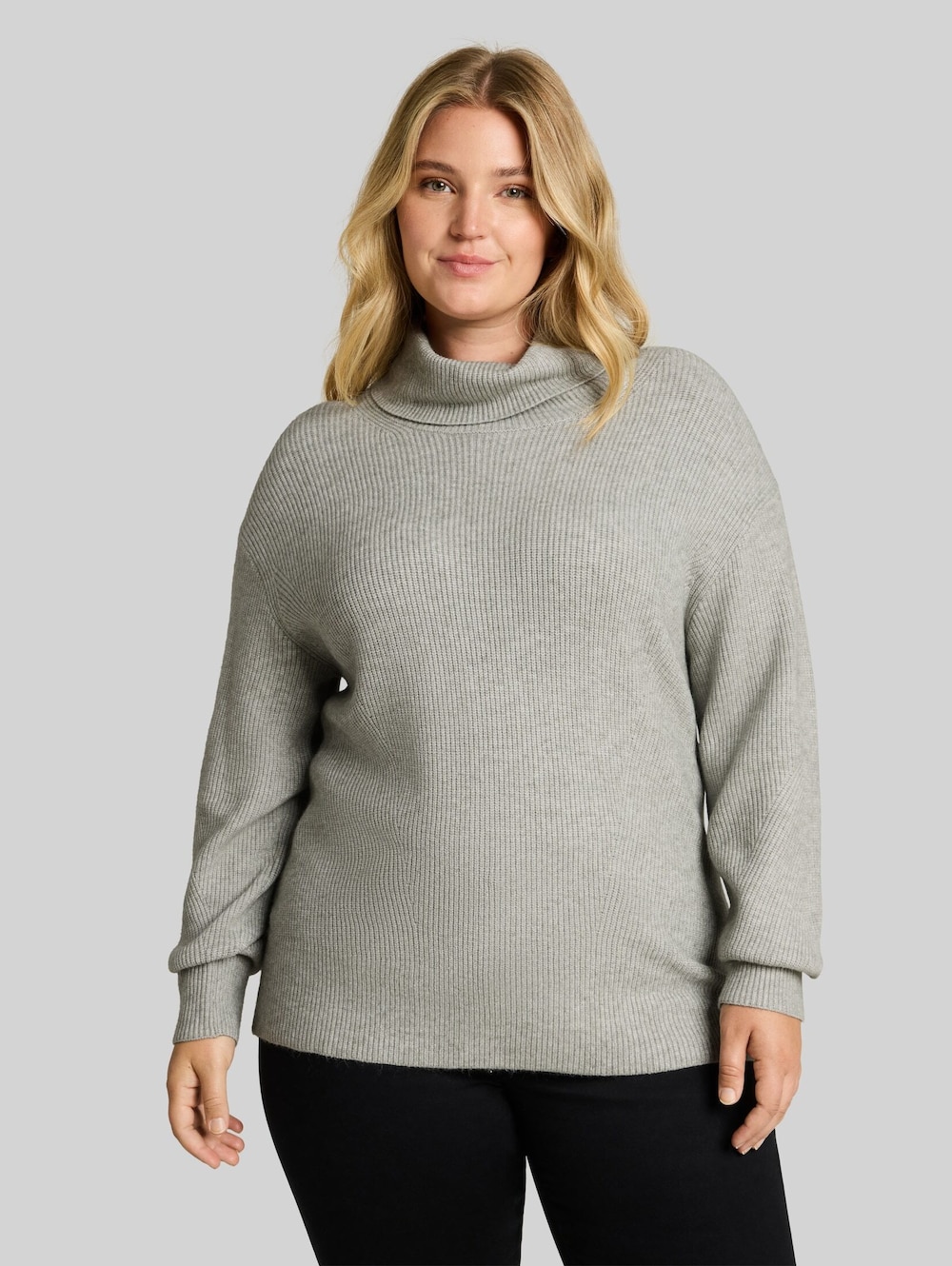 Oversize Rollkragenpullover