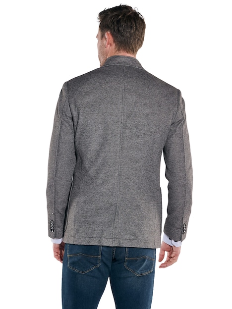 Herren Sakko dezent gemustert , Grau