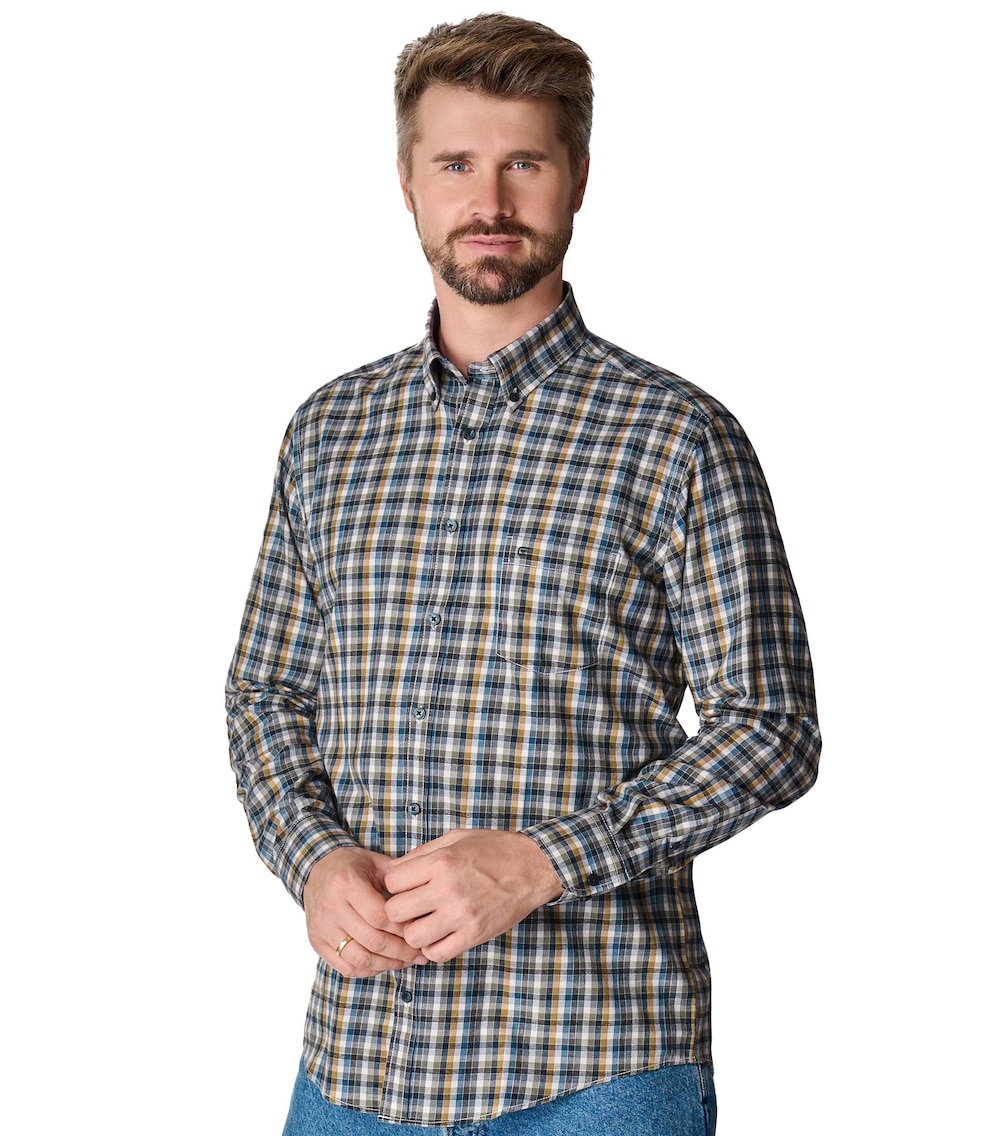 Freizeithemd kariert Comfort Fit