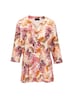 Figurschmeichelndes Drucktunika-Shirt