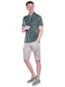 Herren Poloshirt aus Baumwolle , Saphirblau