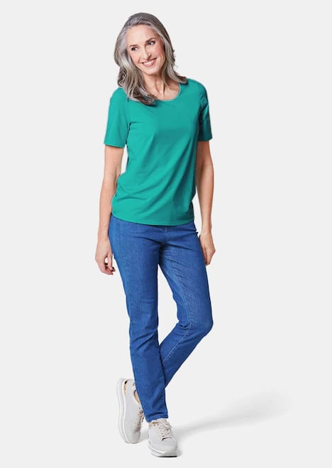 Gepflegtes Shirt in formstabiler Ware