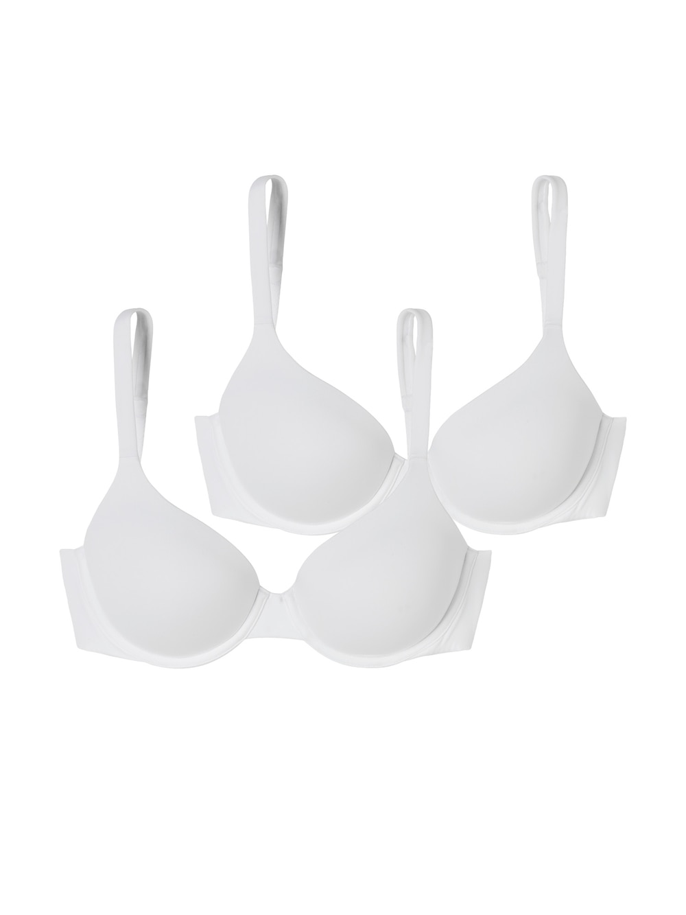 Schiesser Damen Bügel-BH 2-Pack BH mit Schale - Unique Micro - schwarz