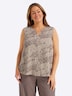 Blusentop Ärmellos Ohne Kragen